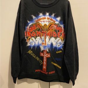 Vintage Iron Maiden/Black Sabbath/Monsters of Rock Sweatshirt